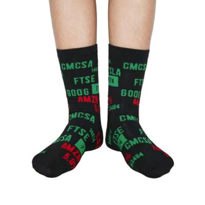 China Viable Custom Crew Happy Socks Design Logo Mens Bamboo Socks for sale