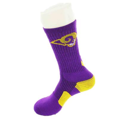 China Wholesale Custom Breathable Best Quality Elite Basketball Socks Sport for sale