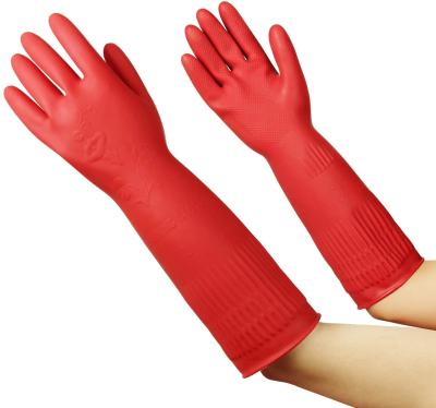 China Multi Eco - Friendly Latex Fancy Kitchen Cleaning Gloves for sale