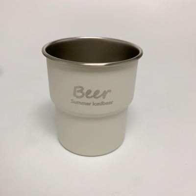 China 304 Stainless Steel Coffee Tumbler Mugs Outdoor Camping Popular Picnic Beer Stage Stackable Tumblers Wholesale for sale