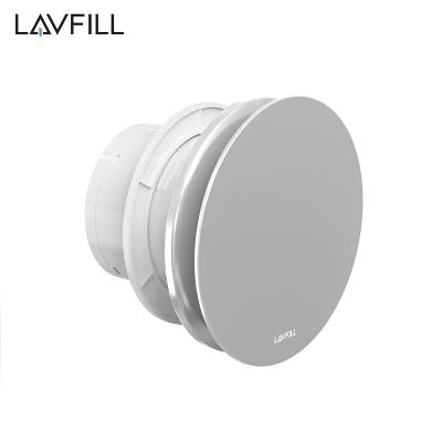 China Hotels Shutter Mounted Circular Wall Mounted Exhaust Fan Bathroom Air Extractor Kitchen for sale