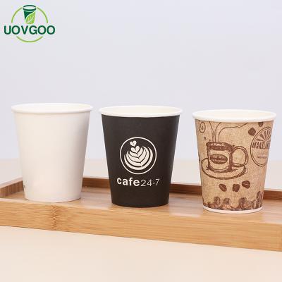 China Disposable Beverage Wrapping Paper Cups Paper Cup Packing Pla Environmental Custom Takeaway Paper Cup for sale