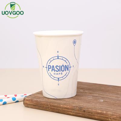 China China Disposable High Quality Paper Cup For Juice Lower Price Beverage Hot Single Wall PLA Paper Cup for sale