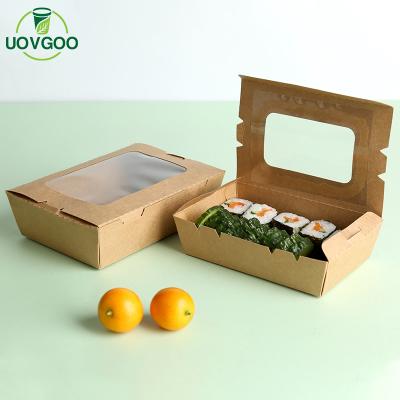 China High Quality Disposable Custom Food Disposable Paper Packaging Box Logo Fried Chicken Food Wholesale Paper Box for sale