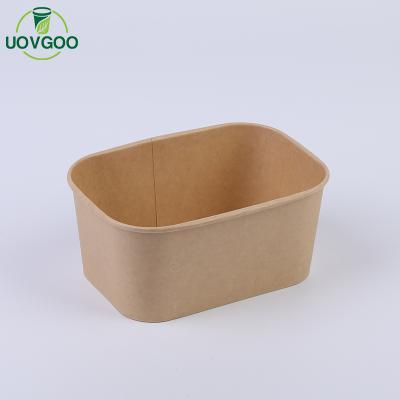 China Wholesale Food Grade Paper Lunch Box Packaging Disposable Paper Lunch Box Food Grade Paper Lunch Box for sale