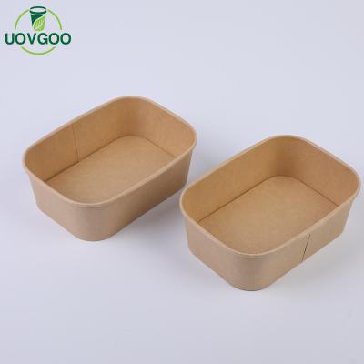 China Eco-Friendly Disposable Fast Food Disposable Brand New Paper Box Product Paper Lunch Box for sale