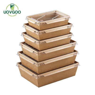 China Wholesale Hot Selling Disposable Food Grade Paper Box Good Quality Catering Food Wrapping Paper Meal Fast Box for sale