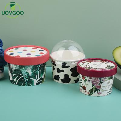 China Disposable on sale high quality 100ml ice cream paper cup with lids paper cups for sale ice cream cup with lid for sale