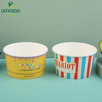 China New wholesale price printing disposable ice cream cups with lids import disposable cup cup for ice cream for sale