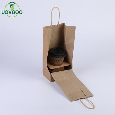 China Recycled Materials Wholesale Paper Bag With Handle Kraft Paper Bag Custom Kraft Paper Bags for sale