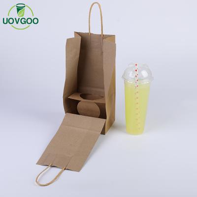 China Recycled Wonderful Custom Brown Eco-friendly Materials Kraft Paper Bag Paper Sack Kraft Paper Bag for sale