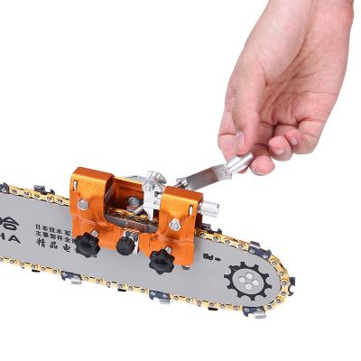 China Professional Series Folding Handle Portable Chainsaw With 2PCS Grinder Stones Chainsaw Sharpener Jig Kit On Sales for sale