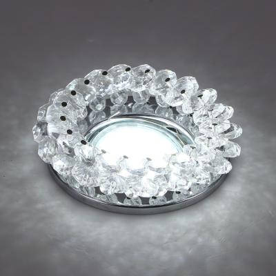 China Mini Modern Crystal Ceiling Lights Various Color Crystal Lamp GU5.3 Recessed Spotlight for sale