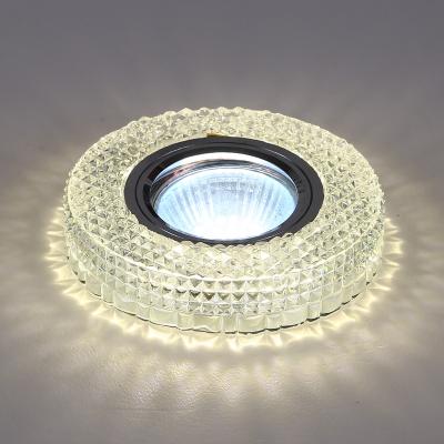 China Modern single spot led lights gu10 / gu5.3 resin recessed led indoor ceiling light for sale