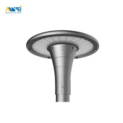 China Solar Posttop Light 50W 60W Led Garden Light Gietgegooid aluminium buitenlandschappelijk verlichting gebruikt in parken Te koop