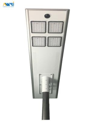 China Lâmpada LED integrada de luz solar de rua 120w 12v120w Max Power Die Casting Corpo de alumínio à venda