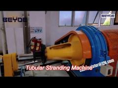 wire rope tubular stranding machine pn1250 / pn1600 with take up bobbin