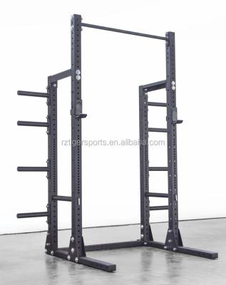 China Custom Gymnasium Fitness Squat Stand Half Cabinet With Safety Arm J CUP for sale