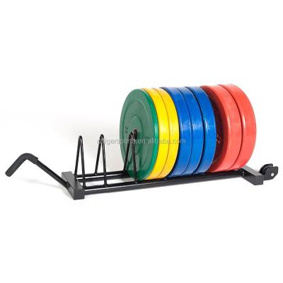 China Custom Horizontal Body Pump Barbell Set Storage Olym Barbell Dish Rack for Gym or Home for sale