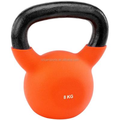 China Strength Training Gym Equipment Color Neoprene Covered Cast Iron Kettlebell for sale