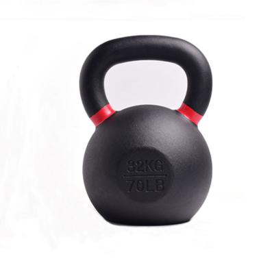 China Strength Training 60kg Cast Iron Kettlebell To Powder Coated Cast Iron Custom Kettlebell for sale