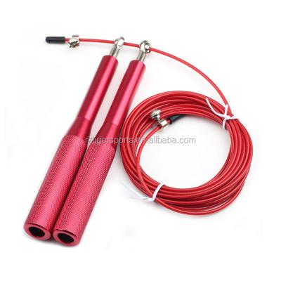 China Aluminum Handle with Steel Wire High Quality Crossfit Equipment Supporting Aluminum Jump Rope Jump Rope for sale