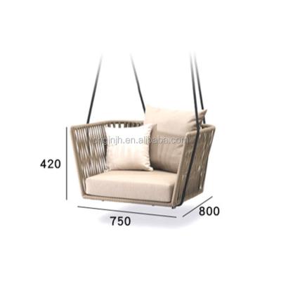 China Modern Fantastic Gorgeous Narrow Nature Can Hang On Outdoor Tree Garden Furniture Rectangle Hanging Swing Chair for sale