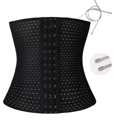 China Breathable Plus Size Waist Trainer Sport Waist Trainer Corset Hole Belt Shapers for sale