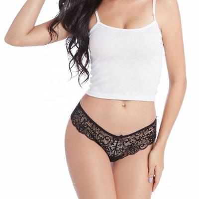 China Wholesale RTS Design New T-back Women Underwear Lace Seamless Sexy Breathable Briefs Lady Crotch Cotton Women Panties Low Rise for sale