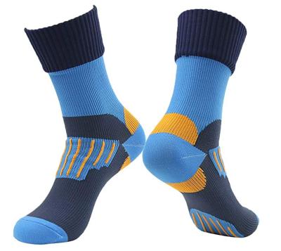 China Antibacterial High Elastic Fiber Nylon Waterproof Breathable Socks Relieve Outdoor Sport Running Climbing Socks for sale