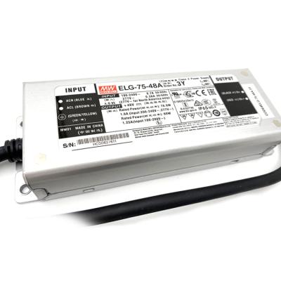 China Outdoor Power Supply 48V 1.6A ELG-75-48A-3Y AC Switch ELG-75-48A-3Y Model Lighting Power Supply for sale