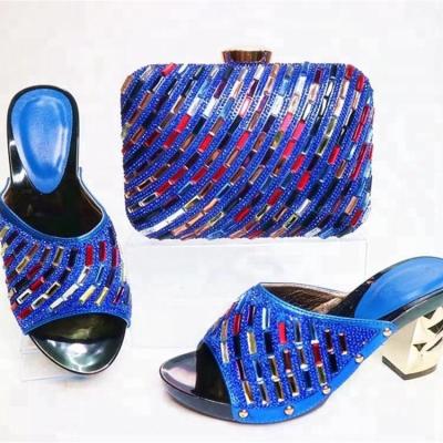 China Italian high heel shoes and bags to match African shoes and matching bags Italian women shoe and bag to match for sale