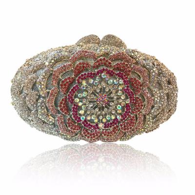 China Handmade Clutch Stones Evening Clutches Purse, Latest Fashion Rhinestone Clutch Purse For Lady for sale