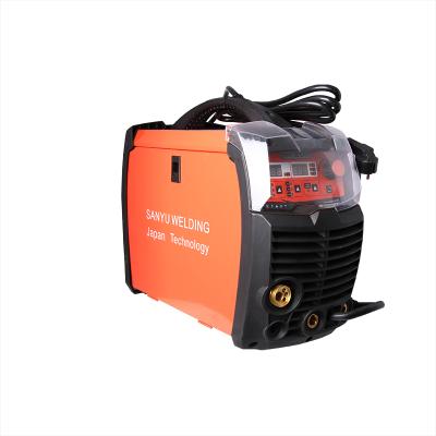 China Building Material Stores SANYU MIG-200S Multi Function MIG/TIG/MMA Inverter MIG Welder Welding Machine for sale