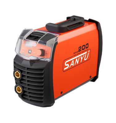 China Building material stores Sanyu MMA-200G arc inverter pipe welding machine, Muttahida Majlis-e-Amal welding machine for sale