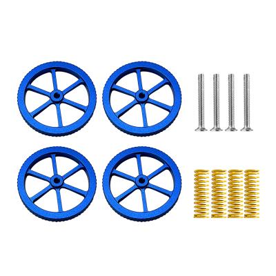 China Hot Factory Outlet 4set 3D Printer Large Size Bed M4 Aluminum Platform Leveling Nut For CR10 Ender3 for sale