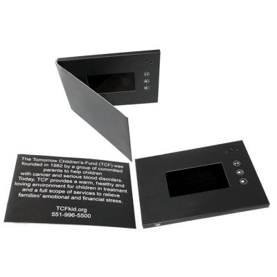 China Promotional brochure of Europe high definition LCD video brochure card / 7 inch LCD as user manual for sale