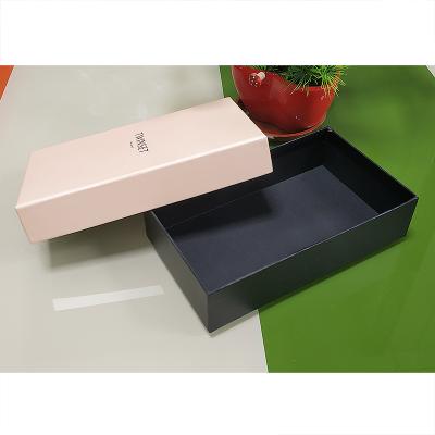 China Beautiful Design Handmade Cardboard And Low Box Lid Packaging For Ladies Underwear Apparel Package for sale