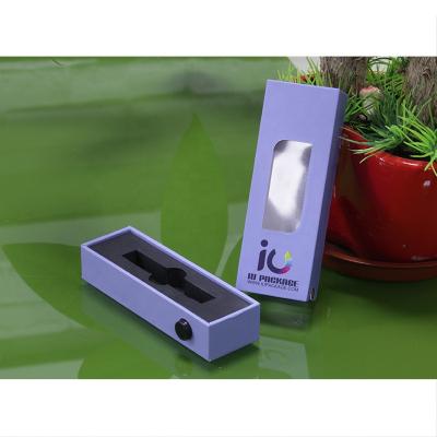 China Handmade Child Resistant Cartridge Paper Slide Out Of Package Box With Viewfinder for sale