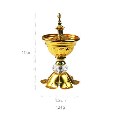 China New Middle Eastern Metal Copper Furnace Purification of Air Home Indoor Ornaments Incense Sandalwood Censer for sale