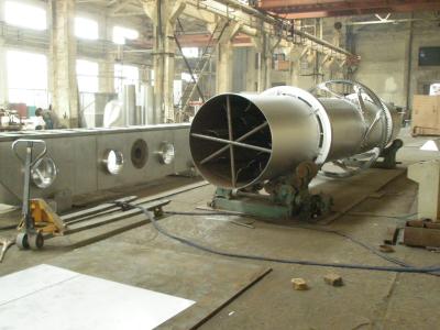 China Rotary Barrel Vacuum Drying Machine Natural Gas Heating High Efficiency for sale