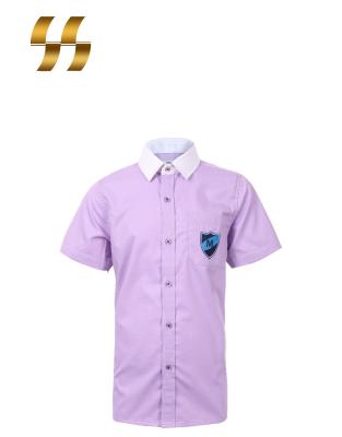 China India Korean Japanese factory school girl school uniform design boy kids teenagers shirts suit with badges for sale