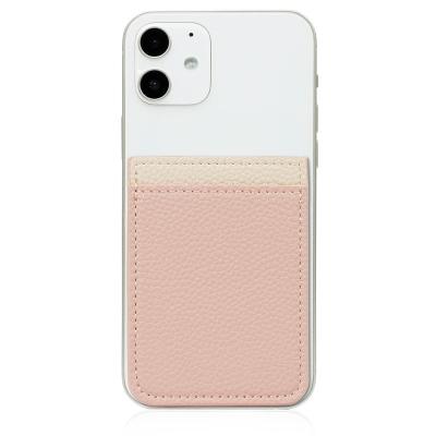 China New Fashion Design Phone Case Contast PU Color Mobile Phone Card Holder for sale