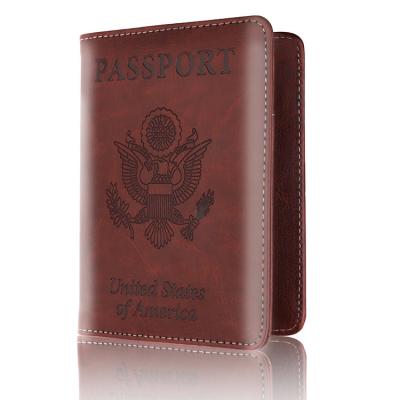 China eco-friendly & Amazon New Design High Quality Hot Selling PU Passport Leather Holder for sale