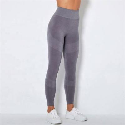 China Breathable Hot Sale High Waist Gym Sportswear Fitness And Yoga Wear Leggings Seamless Set for sale