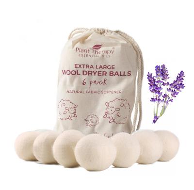 China Wholesale Cleaning Eco Felt Organic New Zealand Laundry Wool Balls Dryer Unscented for sale