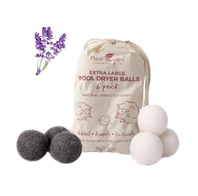 China Hot Selling Eco Friendly Organic New Zealand Wool Drier Ball 100% New Zealand Wool Cleaning Ball For Laundry for sale