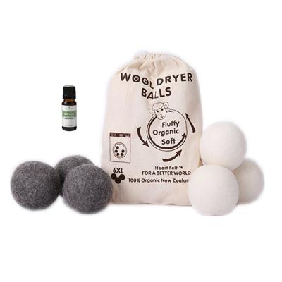 China Best Selling Cleaning Products 2022 New Trending Amazon In USA Amazon Private Label Organic Wool Dryer Balls For Laundry Washing Machine for sale