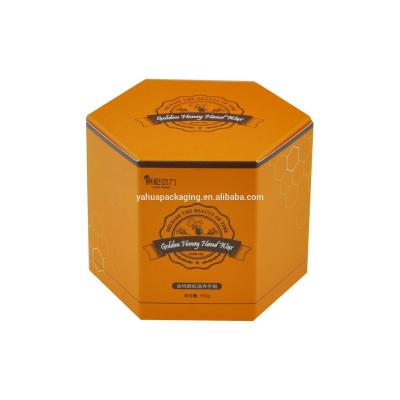 China Recycled Materials Hexagon Gift Packaging For Hand Cream for sale