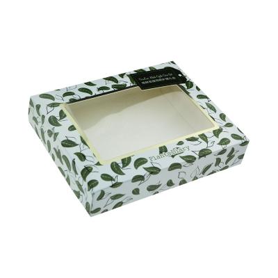 China Recycled Materials Window Paper Gift Box For Face Mask for sale